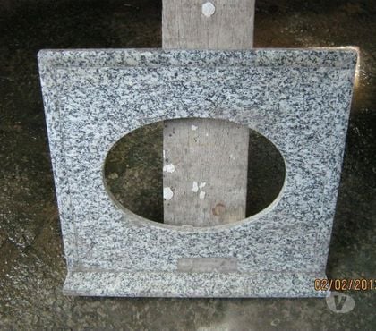 Decoração Pirituba Sao Paulo SP - Fotos para Pia Granito Cinza Malhada 63 x 53 cm