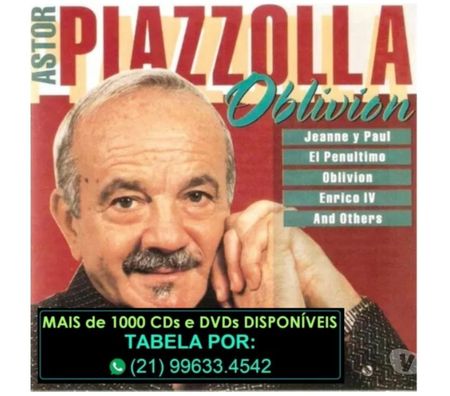 DVDs a Venda Niteroi RJ - Fotos para 13 CDs do ASTOR PIAZZOLLA - 1º GRUPO