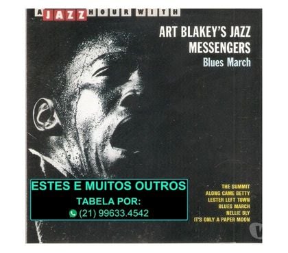 Video Games a Venda - Fotos para 7 CDs do BATERISTA ART BLAKEY