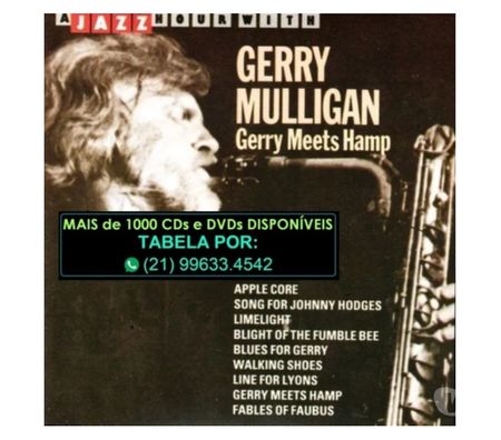 DVDs a Venda Niteroi RJ - Fotos para 5 CDs do SAXOFONISTA de JAZZ GERRY MULLIGAN