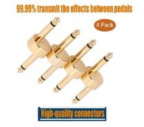 Cabo Conector P10xP10 Adaptador Pedais De Guitarra