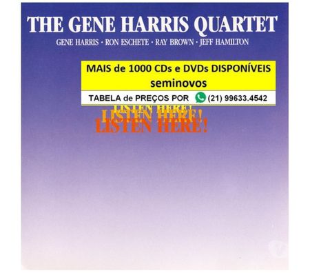 DVDs a Venda Niteroi RJ - Fotos para 5 CDs DO PIANISTA de JAZZ GENE HERRIS