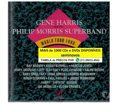 DVDs a Venda Niteroi RJ - Fotos para 5 CDs DO PIANISTA de JAZZ GENE HERRIS