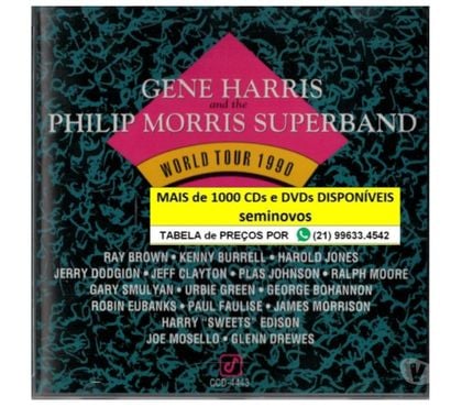 Video Games a Venda - Fotos para 5 CDs DO PIANISTA de JAZZ GENE HERRIS