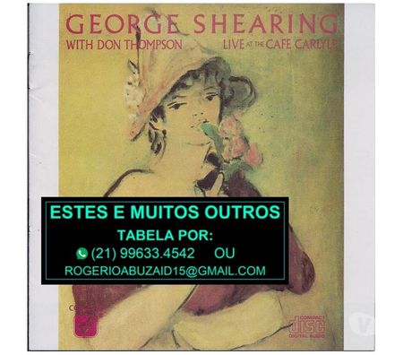 DVDs a Venda Niteroi RJ - Fotos para COLEÇÃO 8 CDs do PIANISTA de JAZZ GEORGE SHEARING