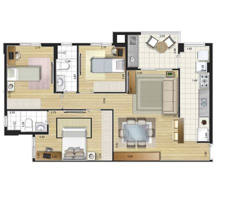 Apartamentos a venda Grande Sao Paulo SP São Caetano do Sul - Fotos para Apto. Centro São Caetano 85 m², 3 dorm, suíte 2 vagas