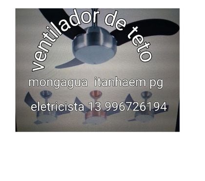 Reparo - Conserto - Reforma - Fotos para ventilador de teto - instalação itanhaem 13 996726194
