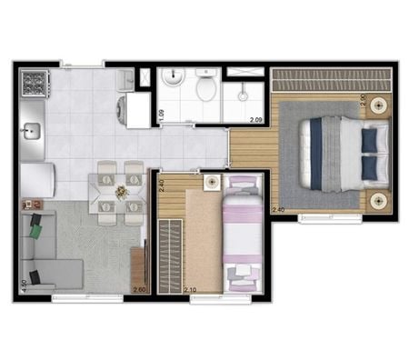 Empreendimentos imóveis Sao Paulo SP Outros Bairros Sao Paulo SP - Fotos para Plano&Estação Piqueri II 2 dorm próximo CPTM Piqueri SP