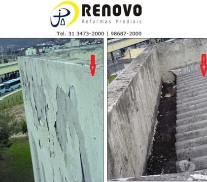 Reparo - Conserto - Reforma Outros Bairros Belo Horizonte MG Belo Horizonte MG - Fotos para Limpeza e Impermeabilizacao Fachada com Pastilhas Ceramicas