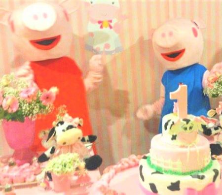 Serviços para eventos Sao Paulo SP Mooca - Fotos para Peppa Pig e George cover personagens vivos festa infantil
