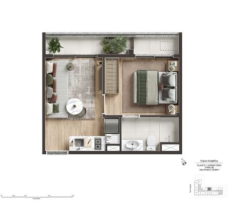 Empreendimentos imóveis Sao Paulo SP Outros Bairros Sao Paulo SP - Fotos para Today Pompeia 1 e 2 dorm Próximo Shopping Bourbon