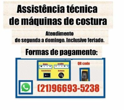 Outros serviços Irajá Rio de Janeiro RJ - Fotos para Conserto de Máquinas de Costura Domésticas & Industriais