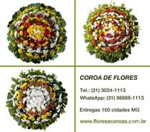 Coroas de flores Velório Memorial Pax de Minas Sete Lagoas