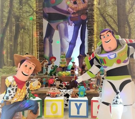 Serviços para eventos Sao Paulo SP Ipiranga - images_alt_text Wood e Buzz Cover Toy Story personagens vivos