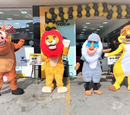 Serviços para eventos Sao Paulo SP Mooca - Fotos para Turma Rei Leão cover personagens vivos festa