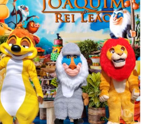 Serviços para eventos Sao Paulo SP Ipiranga - Fotos para Simba Rei Leão turma personagens vivos cosplay