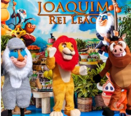 Serviços para eventos Sao Paulo SP Ipiranga - Fotos para Simba Rei Leão turma personagens vivos cosplay