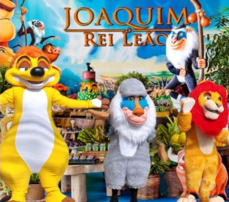 Serviços para eventos Sao Paulo SP Ipiranga - Fotos para Simba Rei Leão turma personagens vivos cosplay