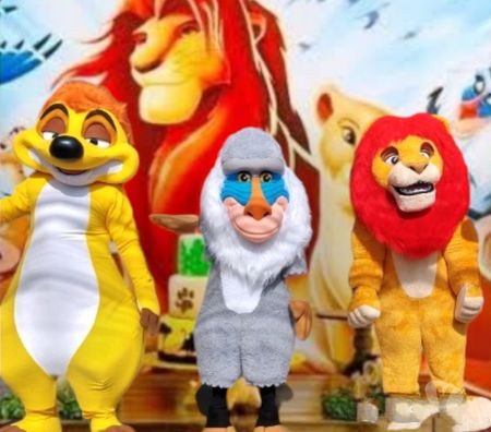 Serviços para eventos Sao Paulo SP Ipiranga - Fotos para Simba Rei Leão turma personagens vivos cosplay