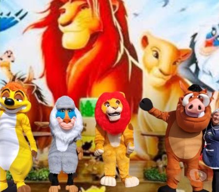 Serviços para eventos Sao Paulo SP Ipiranga - Fotos para Simba Rei Leão turma personagens vivos cosplay