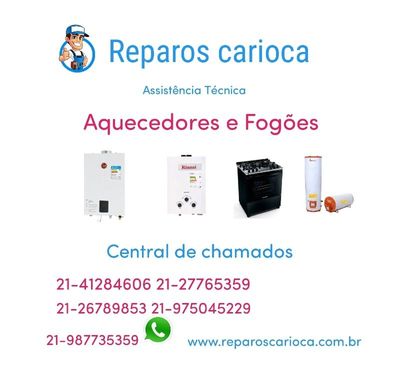 Reparo - Conserto - Reforma Jacarepaguá Rio de Janeiro RJ - Fotos para Assistência Técnica de Aquecedor a Gás Freguesia Curicica