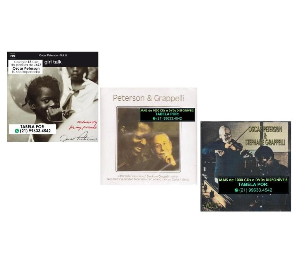 DVDs a Venda Niteroi RJ - Fotos para 15 Cds do pianista de jazz Oscar Peterson