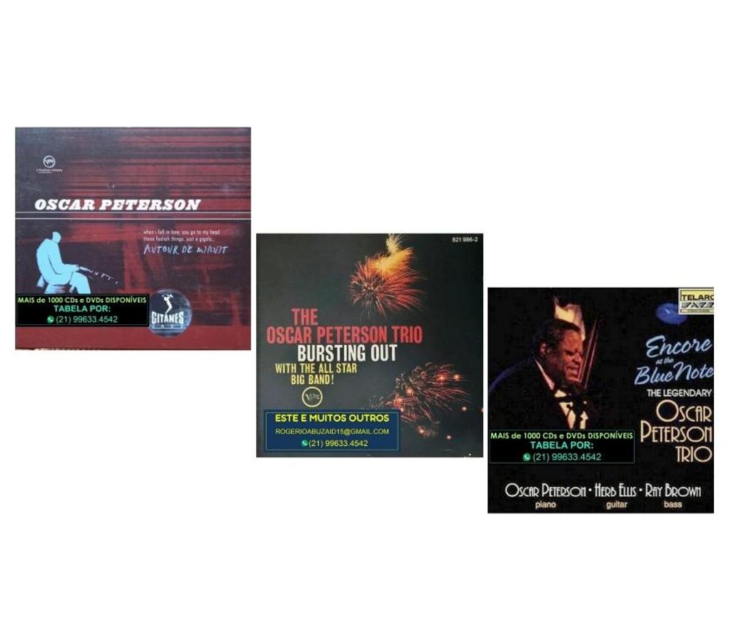 DVDs a Venda Niteroi RJ - Fotos para 15 Cds do pianista de jazz Oscar Peterson