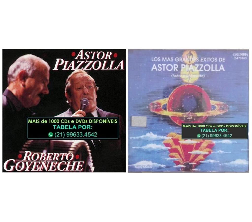 DVDs a Venda Niteroi RJ - images_alt_text Cds do bandoneonista Astor Piazzolla