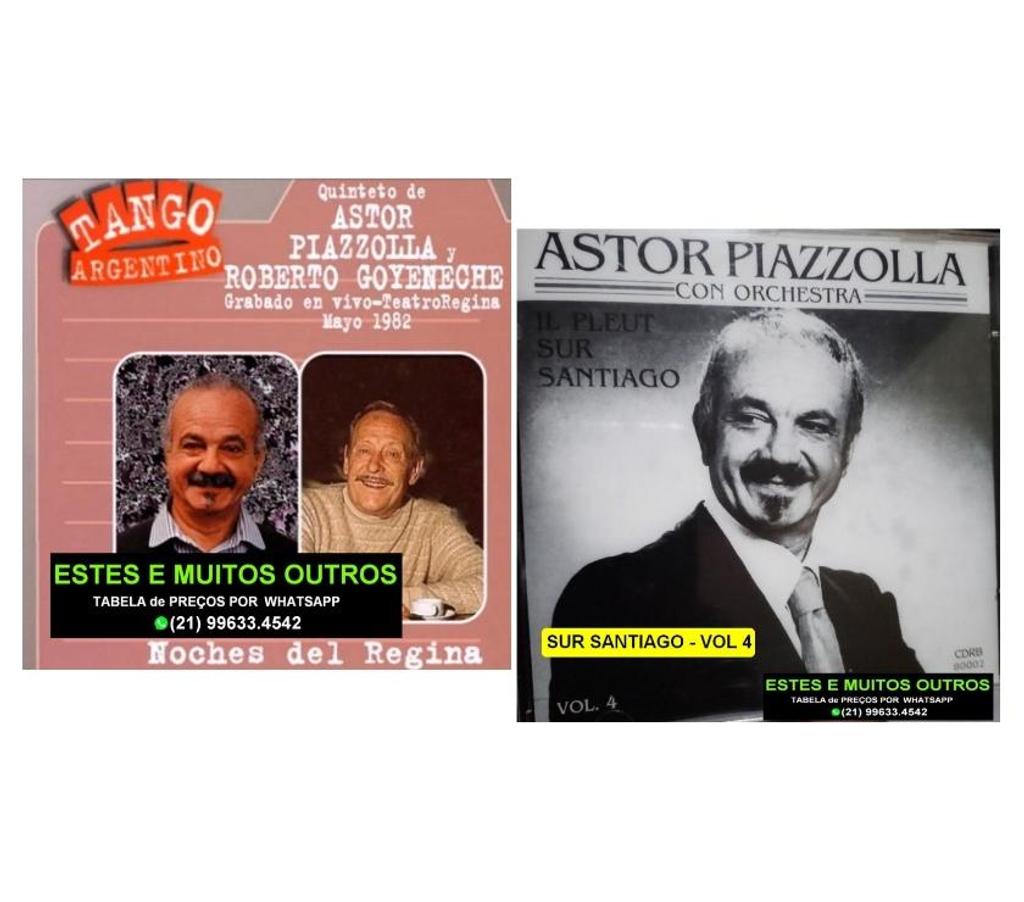 DVDs a Venda Niteroi RJ - images_alt_text Cds do bandoneonista Astor Piazzolla