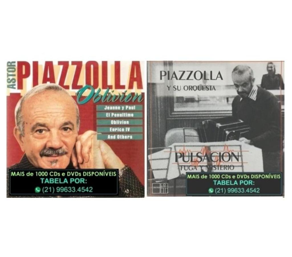 DVDs a Venda Niteroi RJ - images_alt_text Cds do bandoneonista Astor Piazzolla