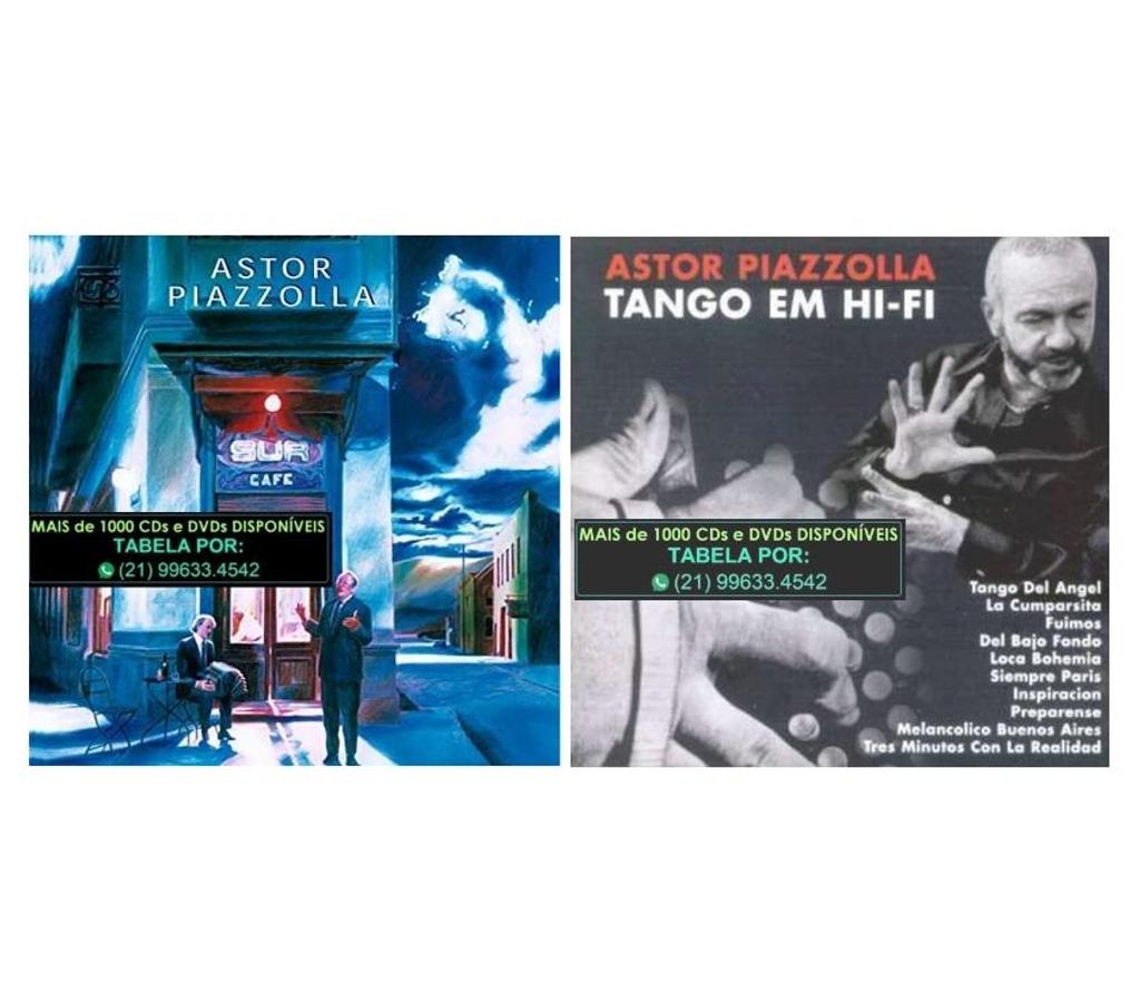DVDs a Venda Niteroi RJ - images_alt_text Cds do bandoneonista Astor Piazzolla