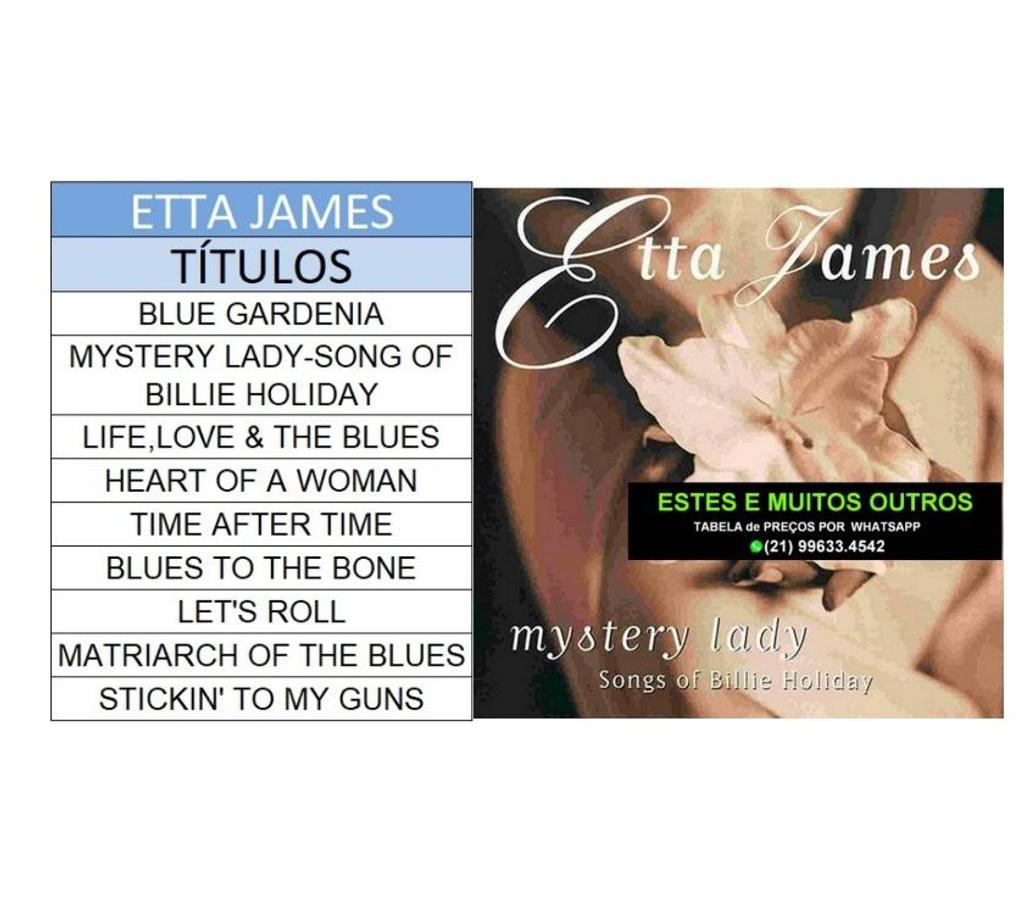 DVDs a Venda Niteroi RJ - Fotos para Cds da cantora Etta James