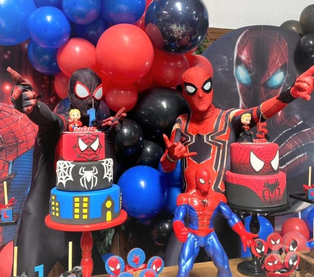 Serviços para eventos Sao Paulo SP Tatuapé - Fotos para Aranhas cover Miro Morales personagens vivos Homem Aranha