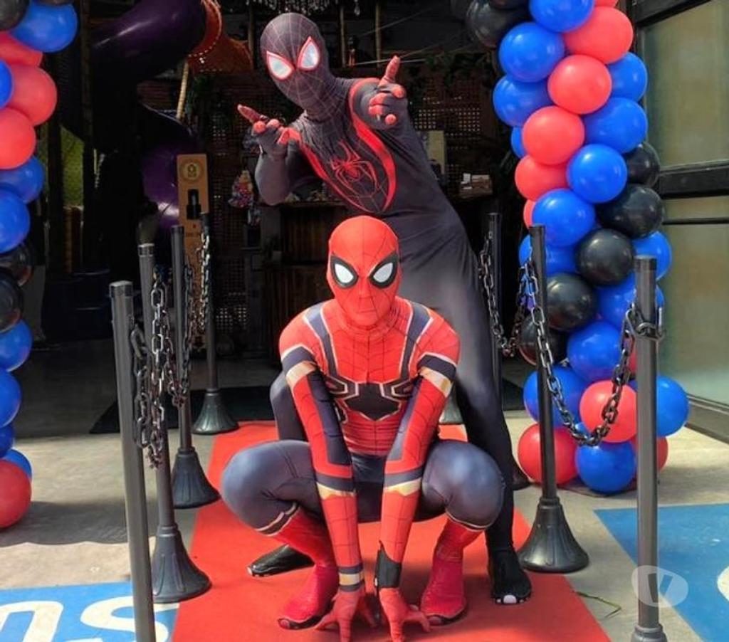 Serviços para eventos Sao Paulo SP Tatuapé - Fotos para Aranhas cover Miro Morales personagens vivos Homem Aranha