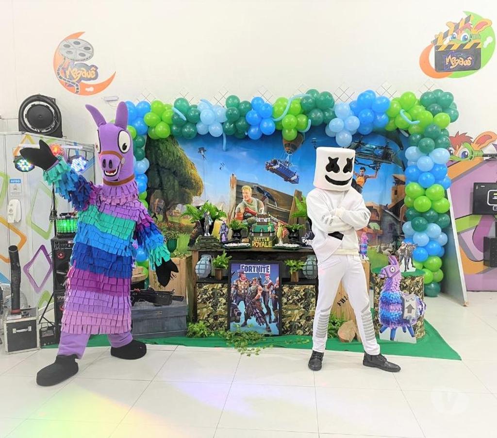 Serviços para eventos Sao Paulo SP Tatuapé - Fotos para DJ Marshmallow cover personagens vivos festa fortinite