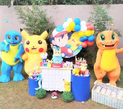 Serviços para eventos Tatuapé Sao Paulo SP - Fotos para Turma Pokémon personagens vivos cover Pikachu