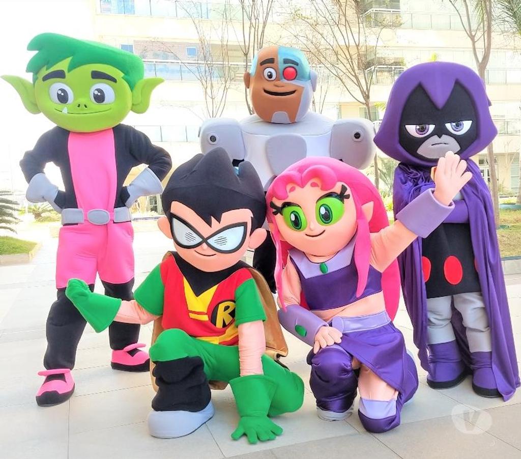 Serviços para eventos Sao Paulo SP Ipiranga - Fotos para Cover Jovens Titãs Turma Personagens vivos festa infantil