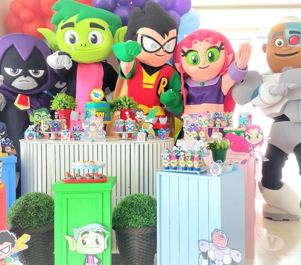 Serviços para eventos Sao Paulo SP Ipiranga - Fotos para Cover Jovens Titãs Turma Personagens vivos festa infantil