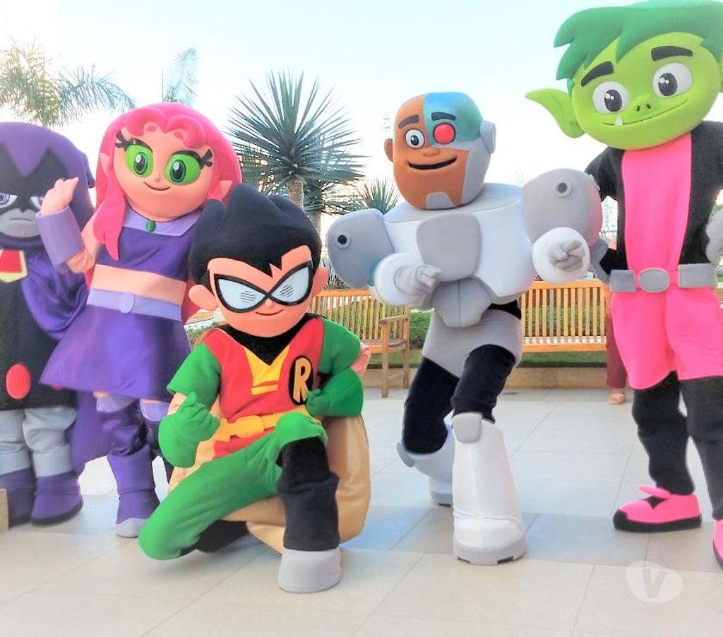 Serviços para eventos Sao Paulo SP Ipiranga - Fotos para Cover Jovens Titãs Turma Personagens vivos festa infantil