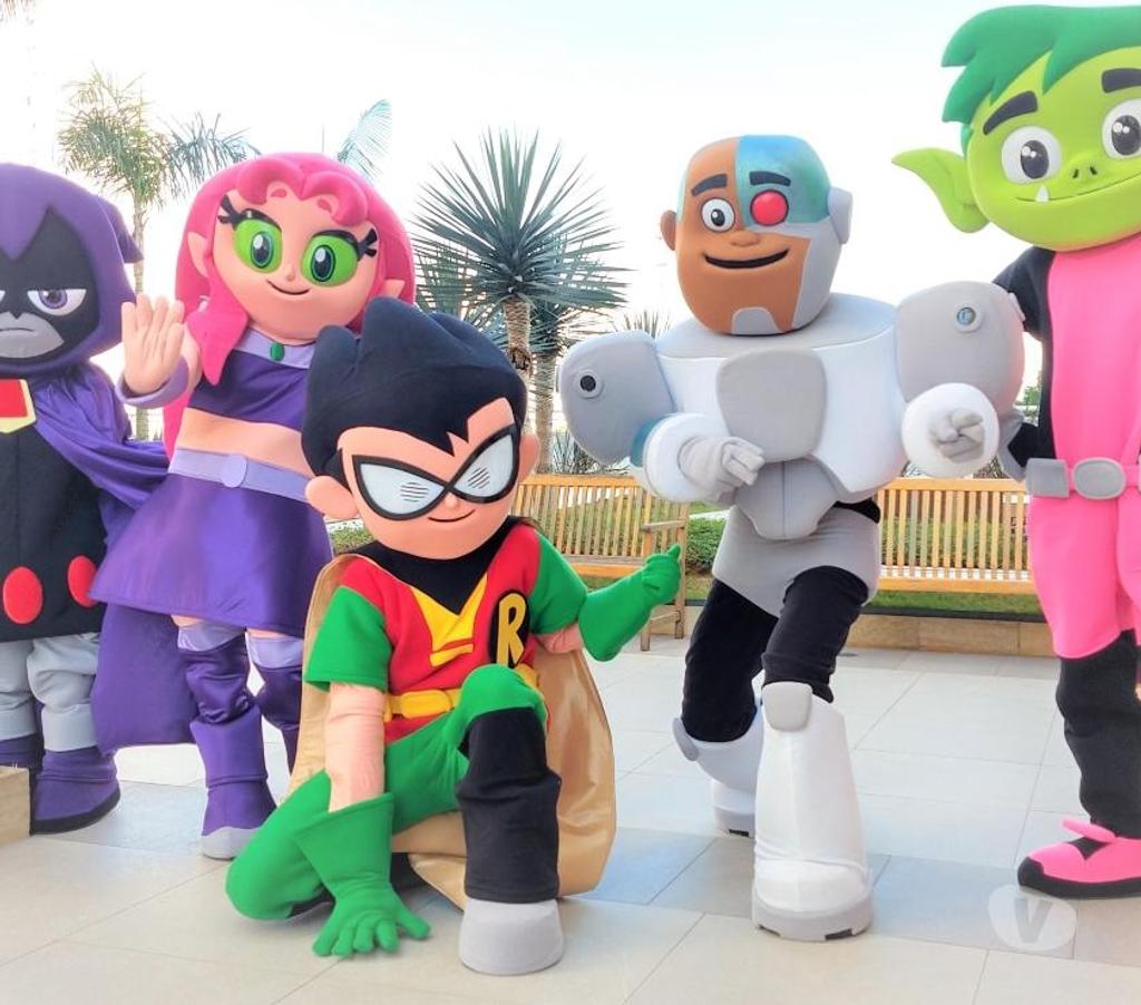 Serviços para eventos Sao Paulo SP Ipiranga - Fotos para Cover Jovens Titãs Turma Personagens vivos festa infantil
