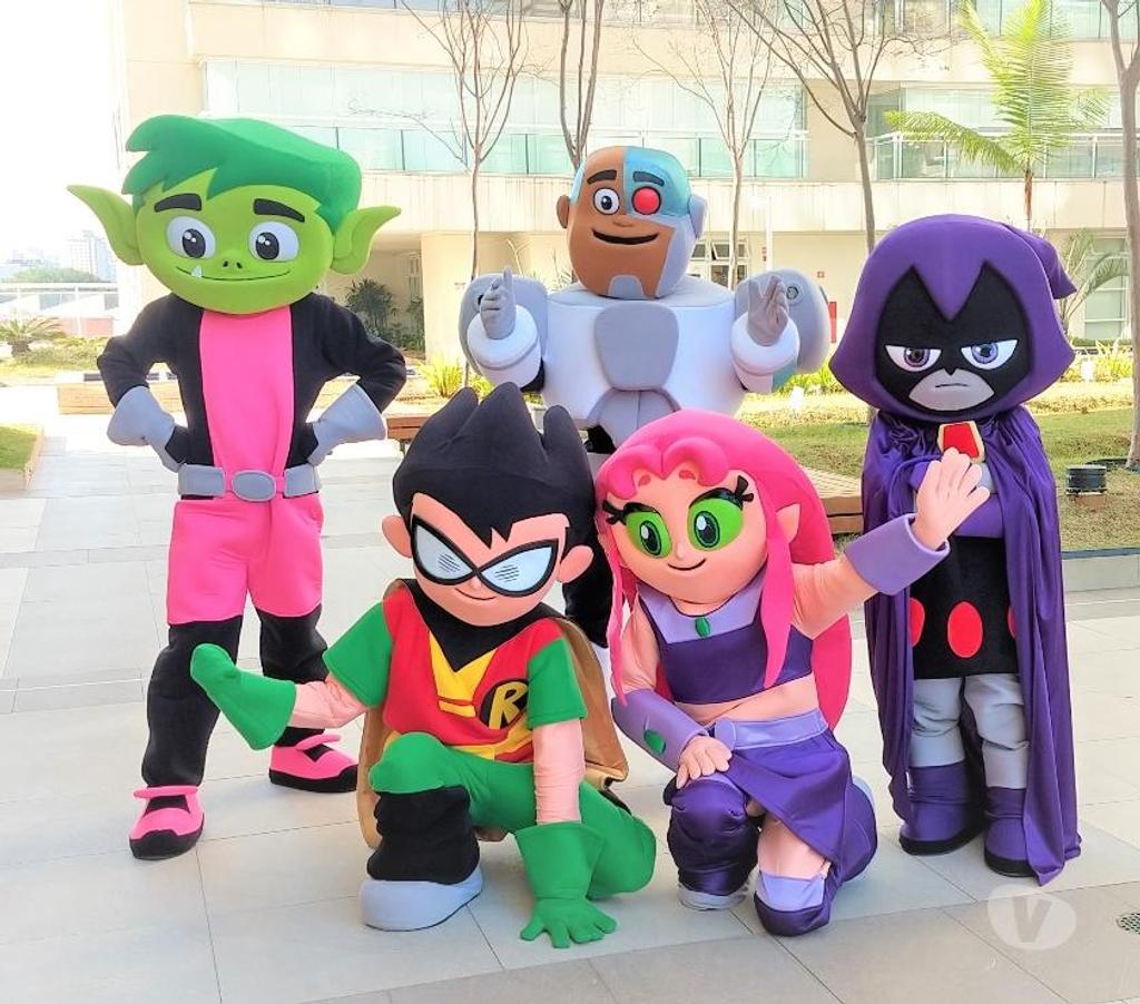 Serviços para eventos Sao Paulo SP Ipiranga - Fotos para Cover Jovens Titãs Turma Personagens vivos festa infantil