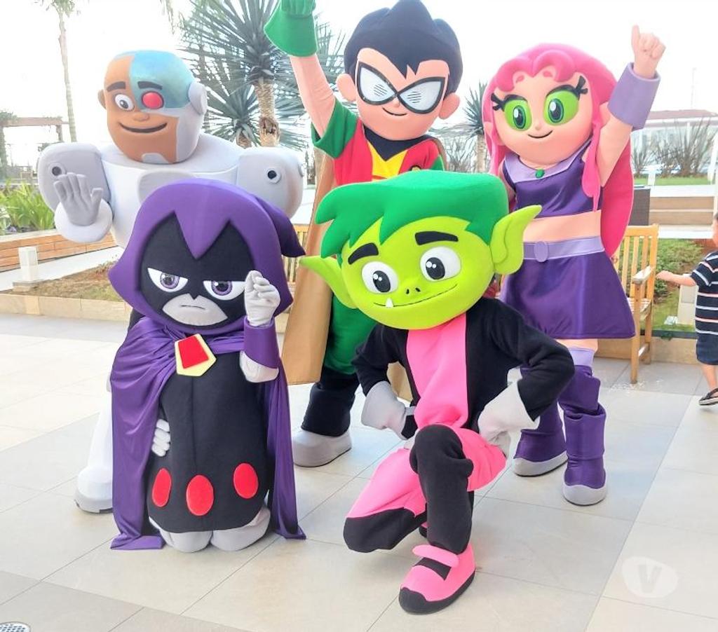 Serviços para eventos Sao Paulo SP Ipiranga - Fotos para Cover Jovens Titãs Turma Personagens vivos festa infantil