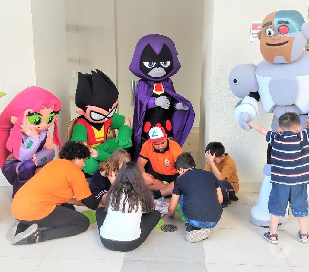 Serviços para eventos Sao Paulo SP Ipiranga - Fotos para Cover Jovens Titãs Turma Personagens vivos festa infantil