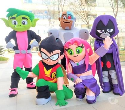 Serviços para Eventos Ipiranga Sao Paulo SP - Fotos para Cover Jovens Titãs Turma Personagens vivos festa infantil