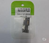 Flex Conector de Carga Motorola Moto E4 Plus c Microfone N