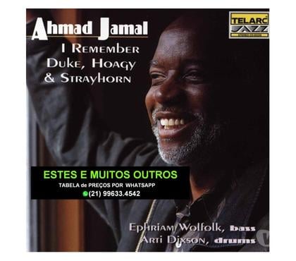 Video Games a Venda - Fotos para Dois cds do pianista Ahmad Jamal.