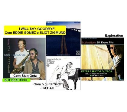 DVDs a Venda - Fotos para Cds do pianista de Jazz Bill Evans