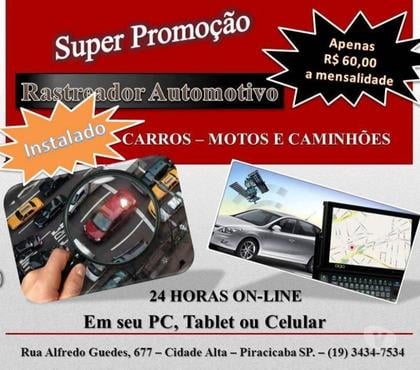 Autopeças - Acessórios - Serviços - Fotos para Rastreador em Piracicaba