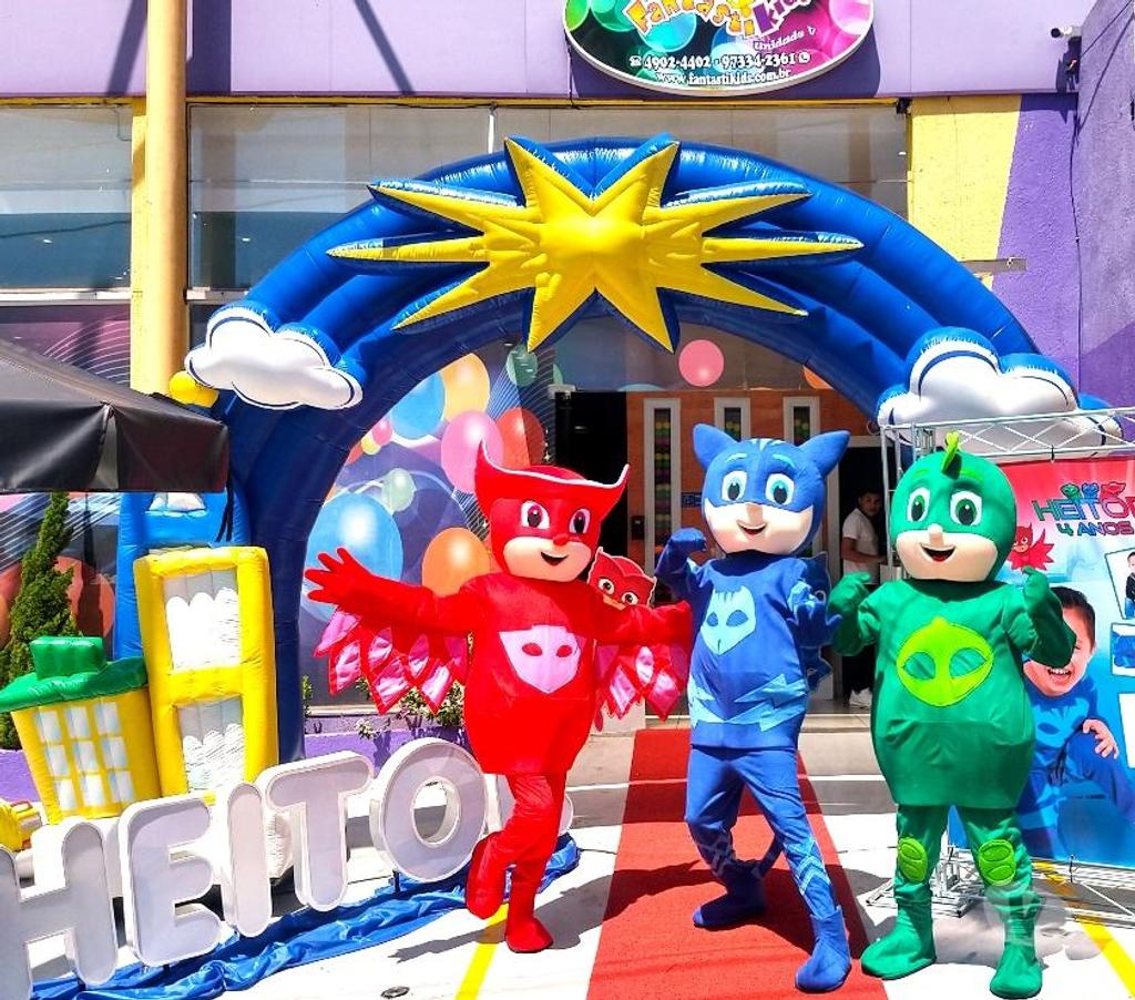 Serviços para eventos Sao Paulo SP Vila Prudente - Fotos para Pj Masks cover personagens vivos festa infantil
