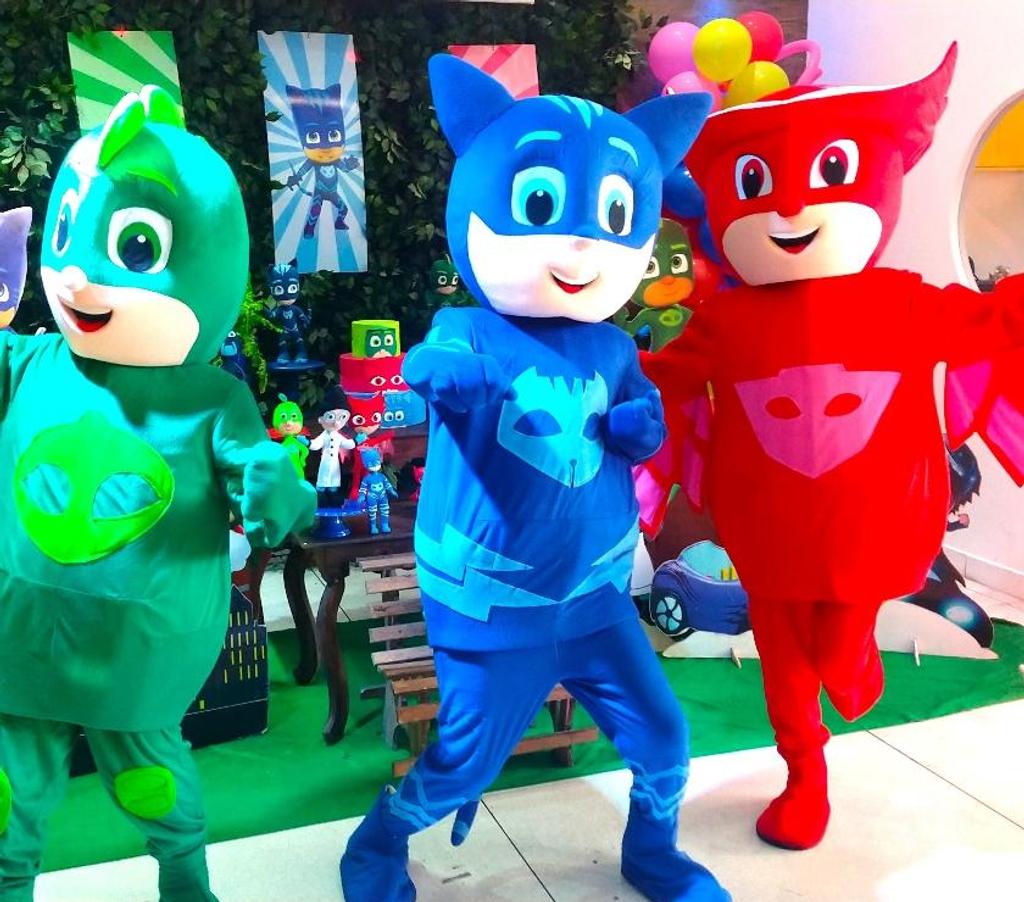 Serviços para eventos Sao Paulo SP Vila Prudente - Fotos para Pj Masks cover personagens vivos festa infantil